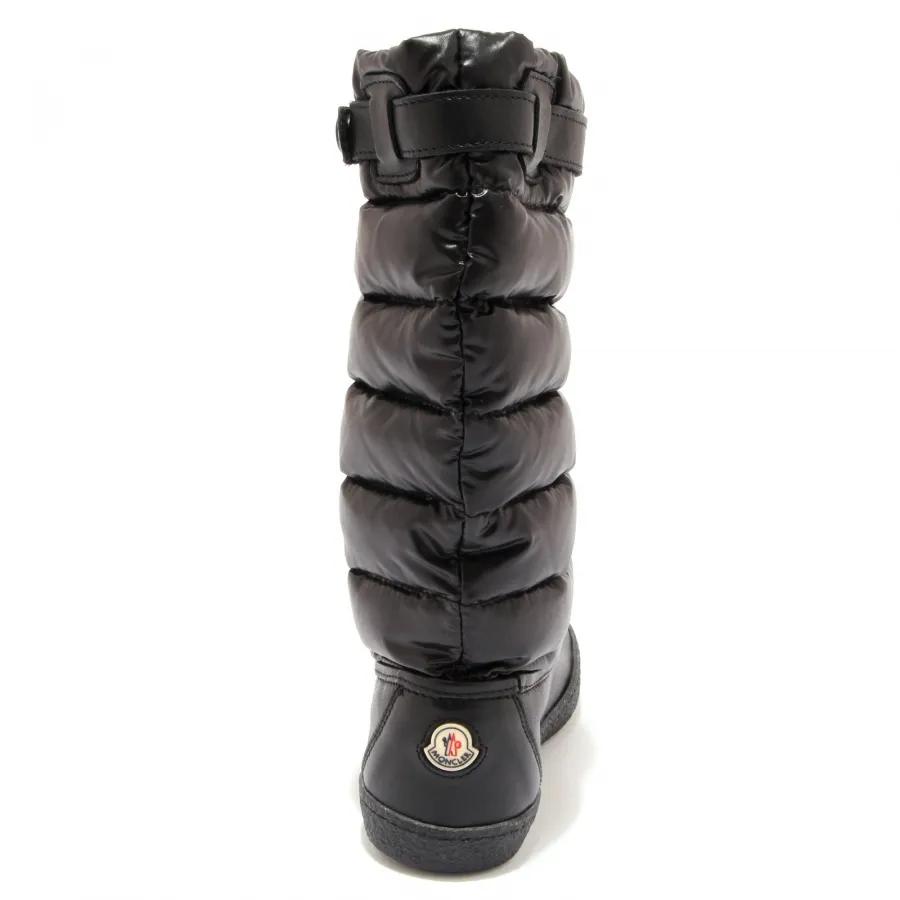 0494X stivale bimba girl MONCLER JUNIOR scarpe black shoe boot