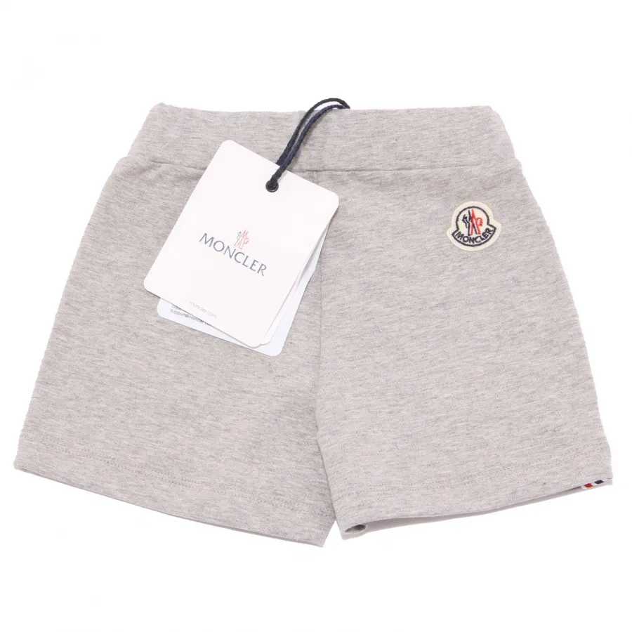 1166S pantalone corto bimbo MONCLER bermuda short pant grigio kid