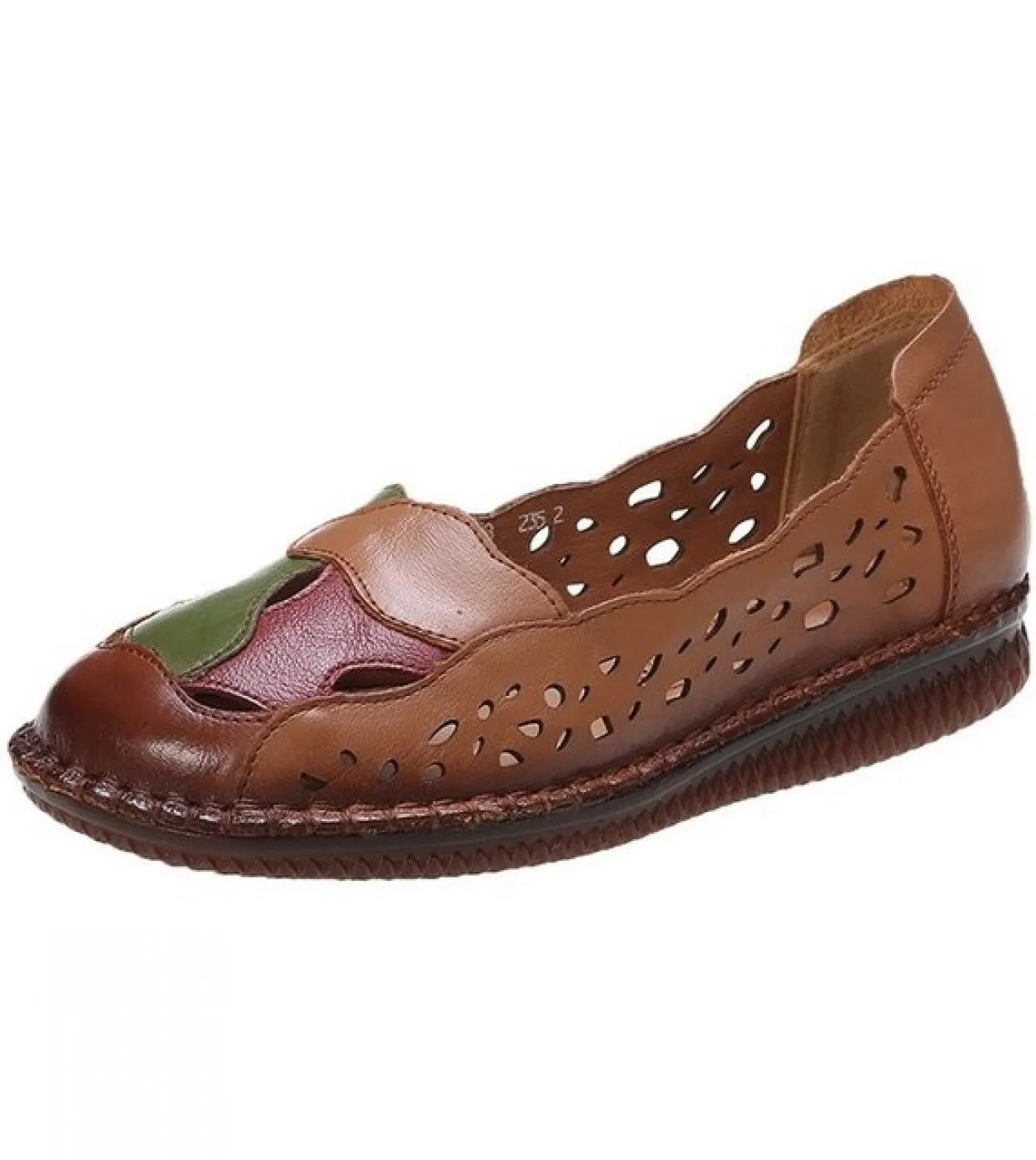 2022 Autunno Nuovo Scava Fuori Scarpe Per Le Donne Retro Piatto Casual Slip On Mocassini Femminile Punta Rotonda Appartamenti Ca