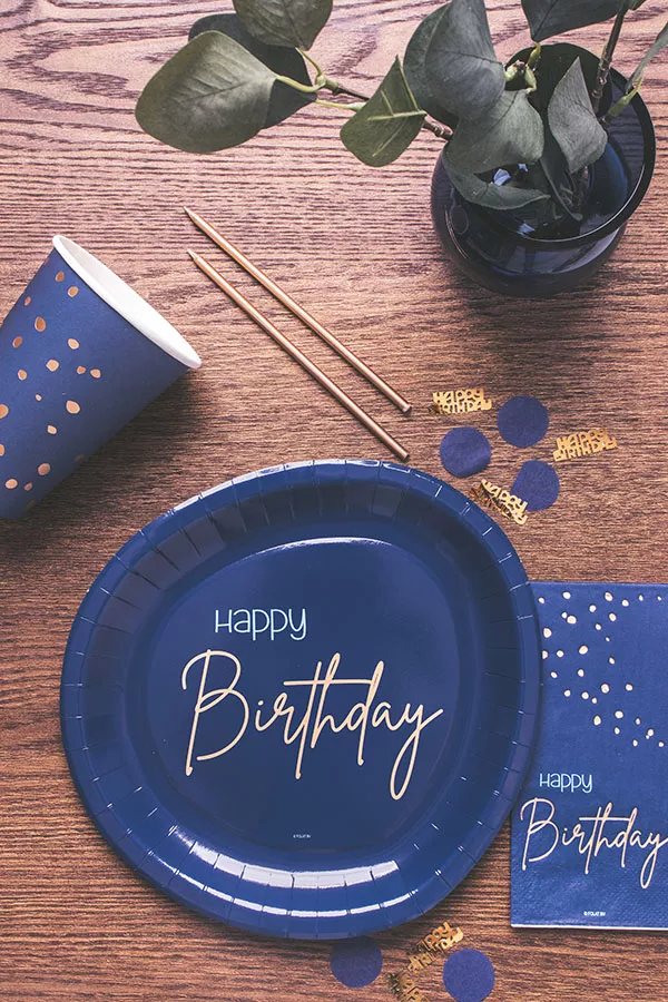 36 stuzzicadenti 30° compleanno blu