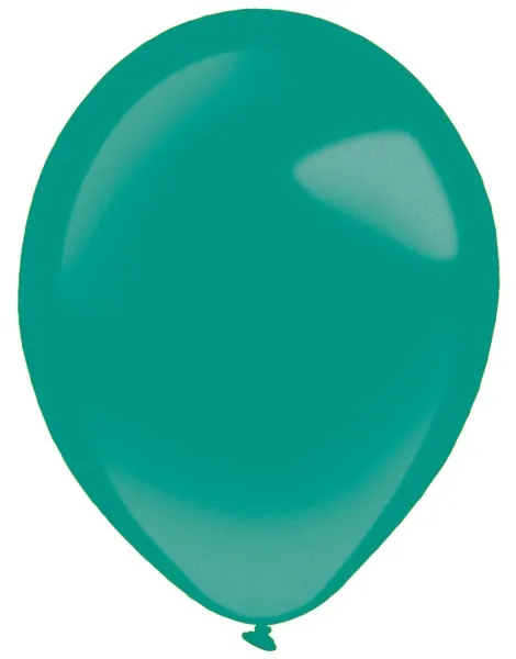 50 palloncini in verde metallizzato 35cm