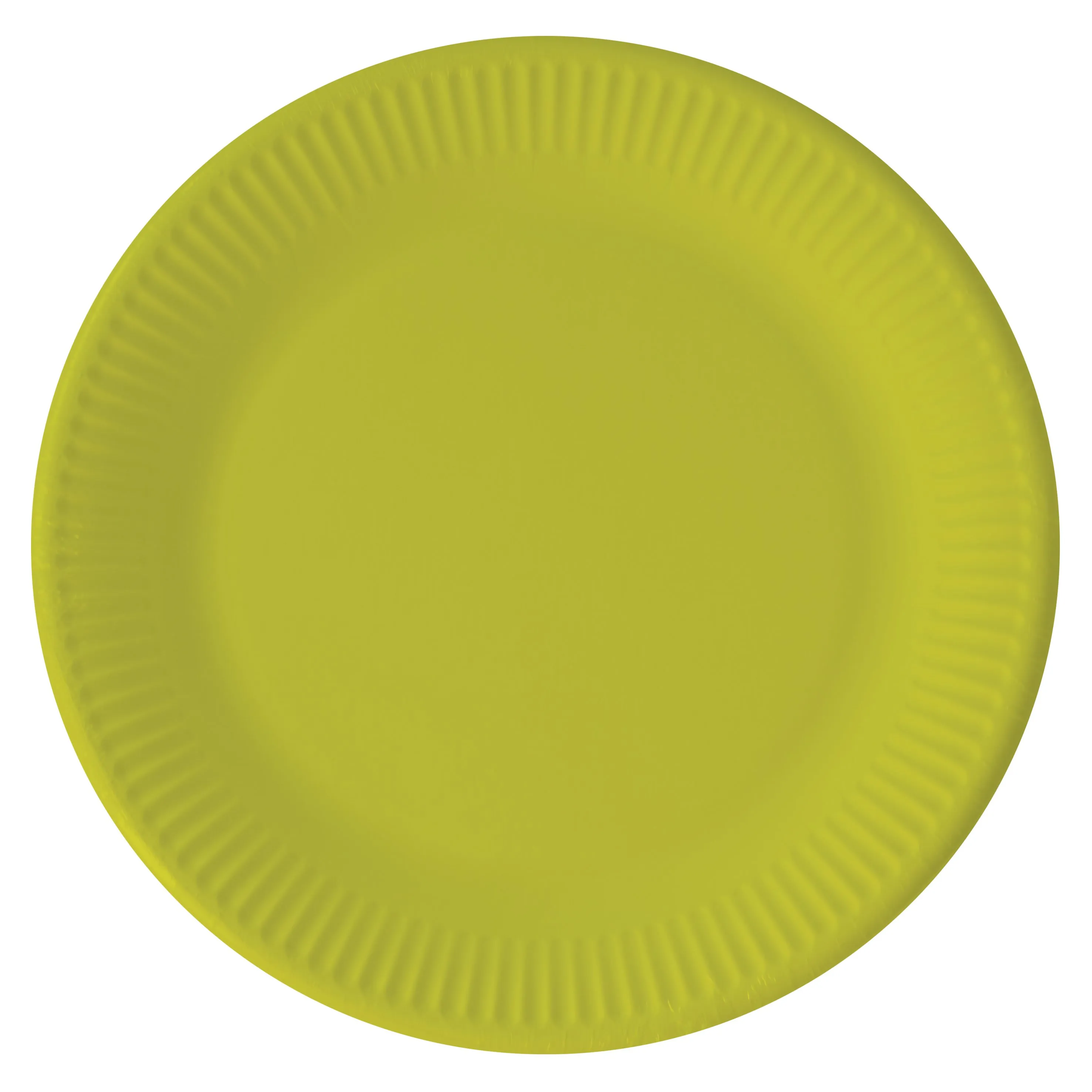 8 piatti in carta ecologica Paganini verde 23cm