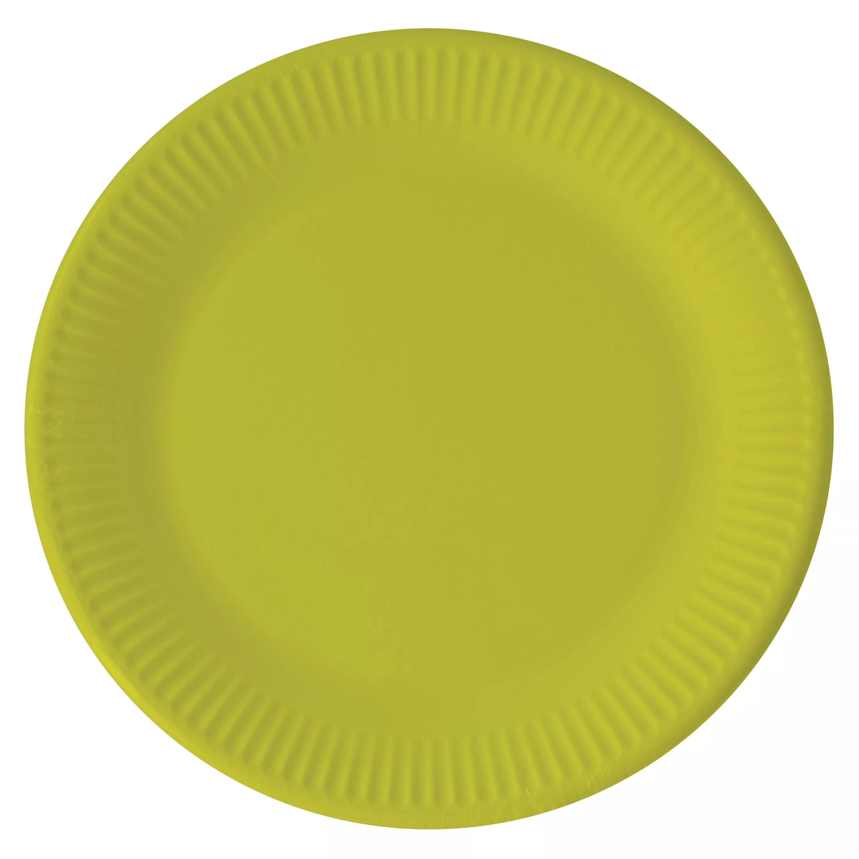 8 piatti in carta ecologica Paganini verde 23cm