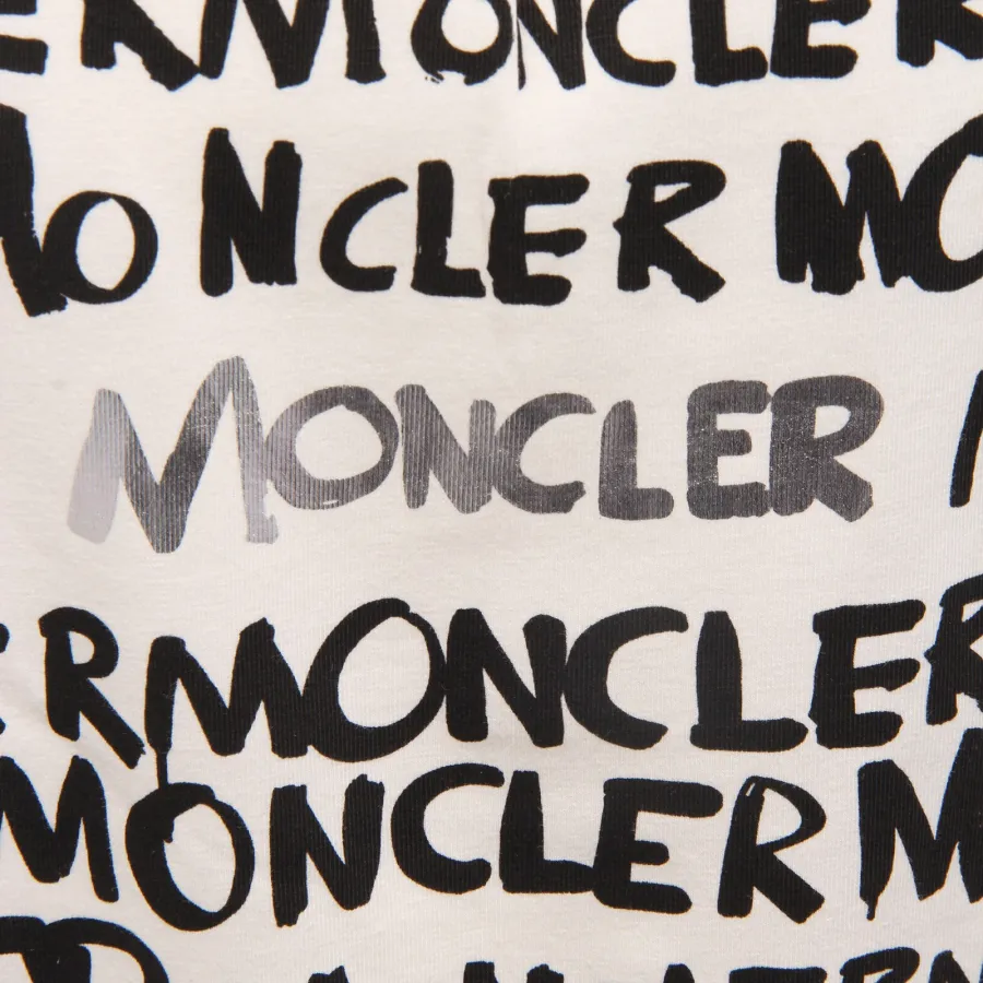 9147AA maglia bimba GIRL MONCLER white forata perforated bottom t-shirt