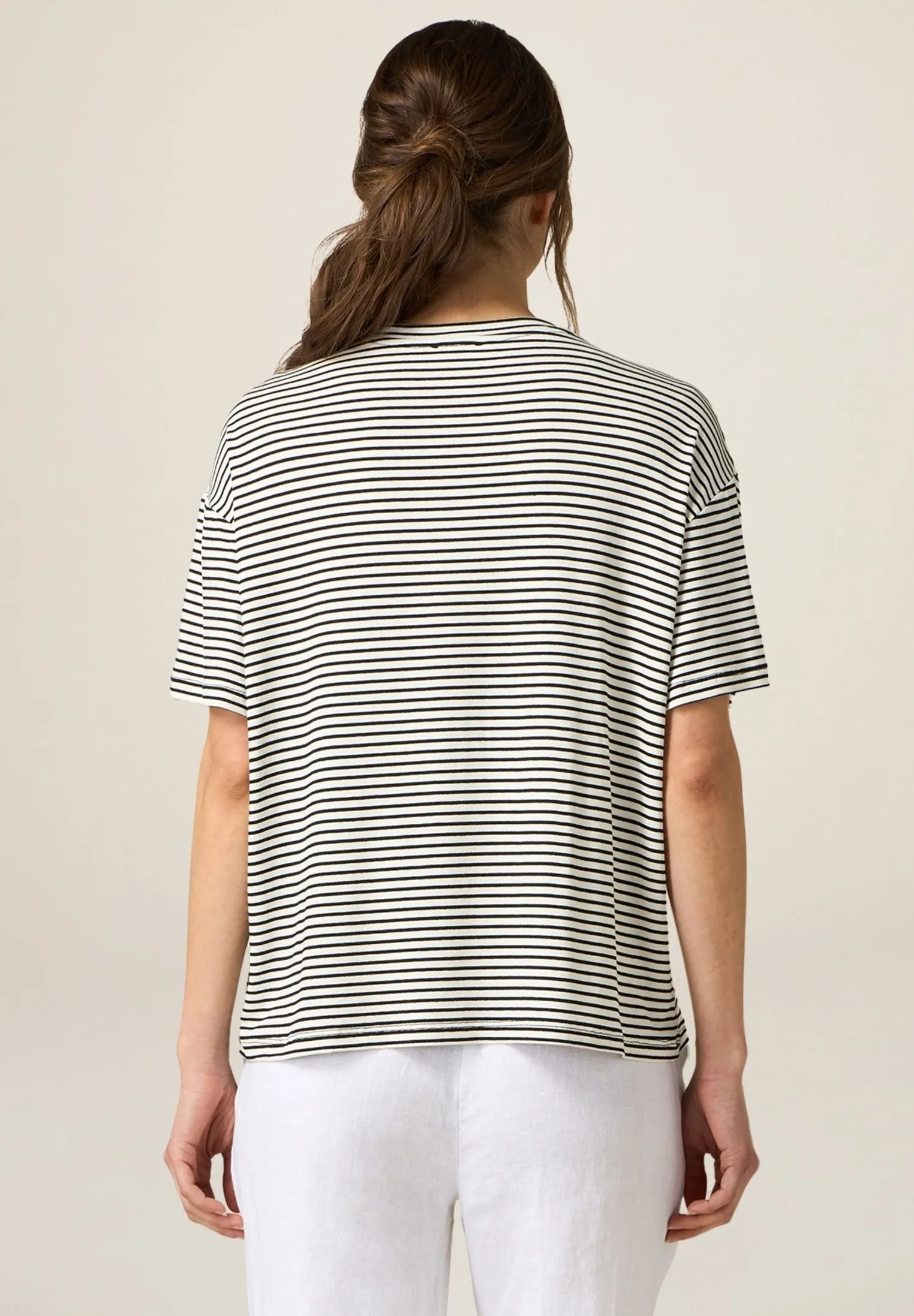 A RIGHE CON ROUCHE - T-shirt con stampa