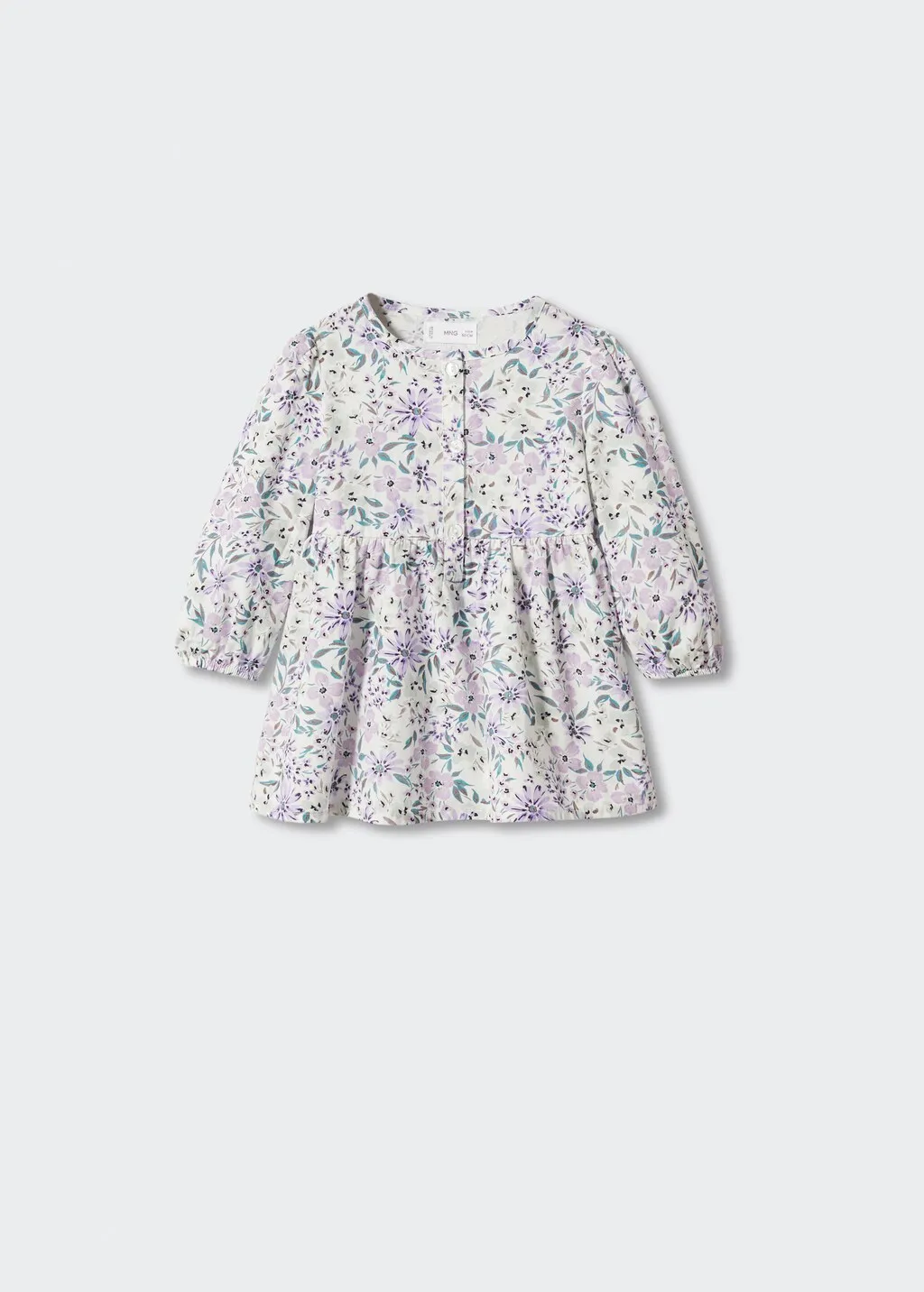 Abito cotone fiori