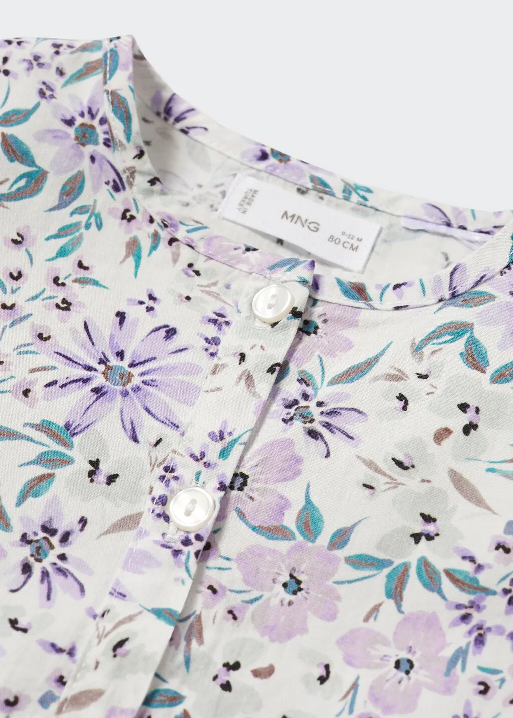 Abito cotone fiori