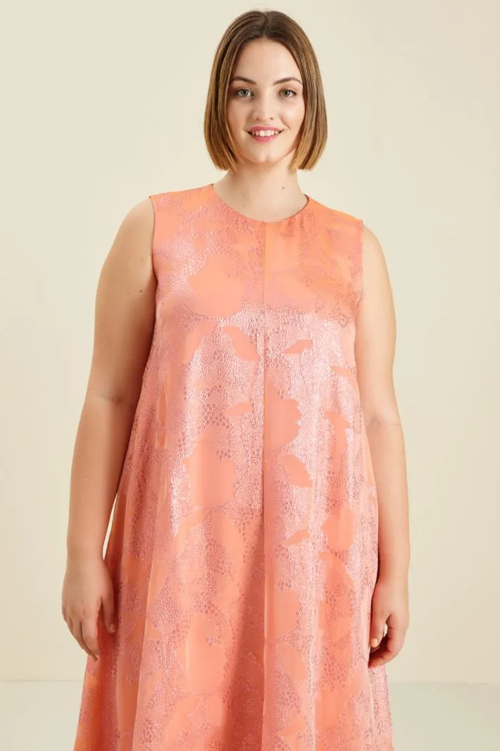 Abito lungo in chiffon
