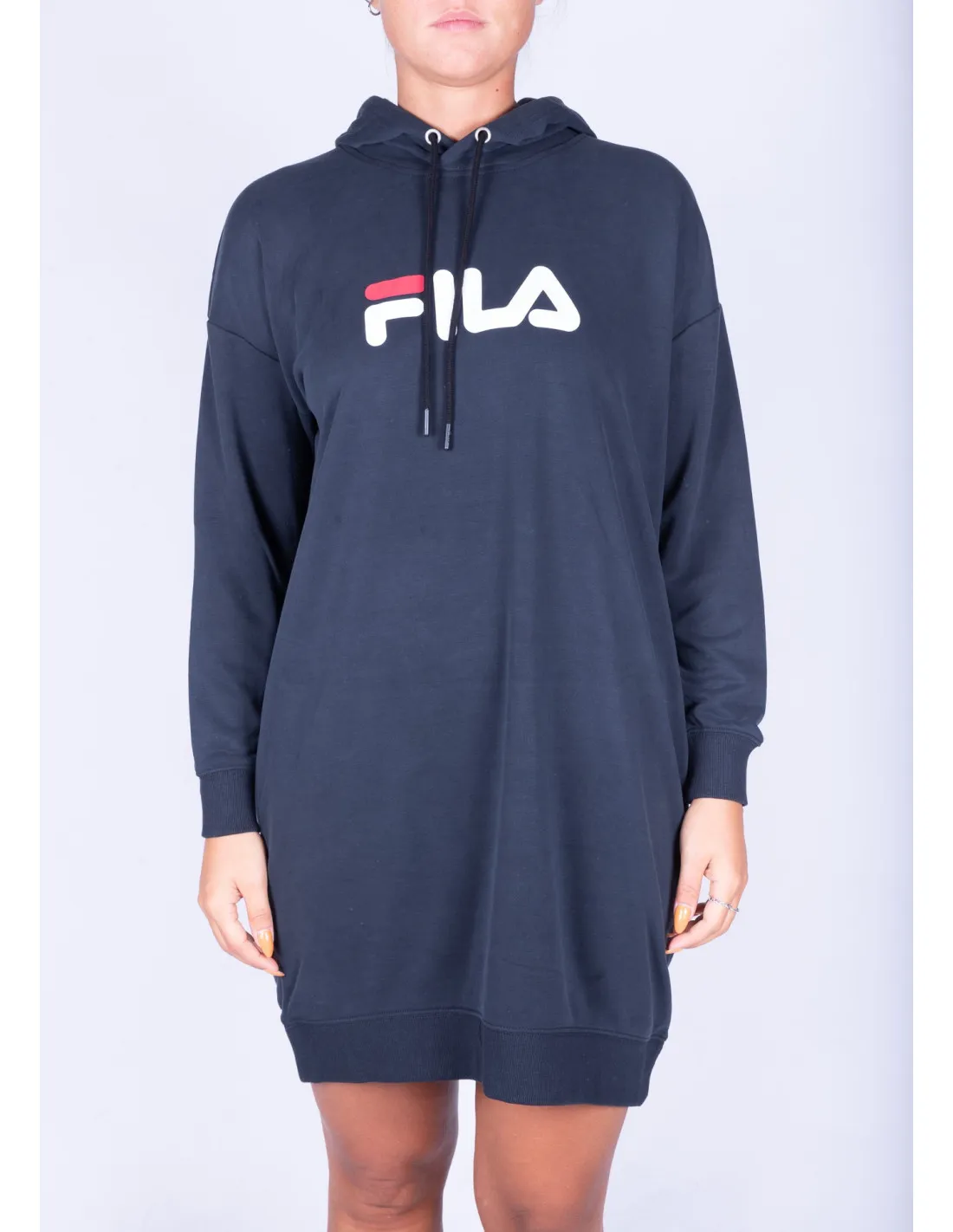 Abito nero felpa donna Elish Fila