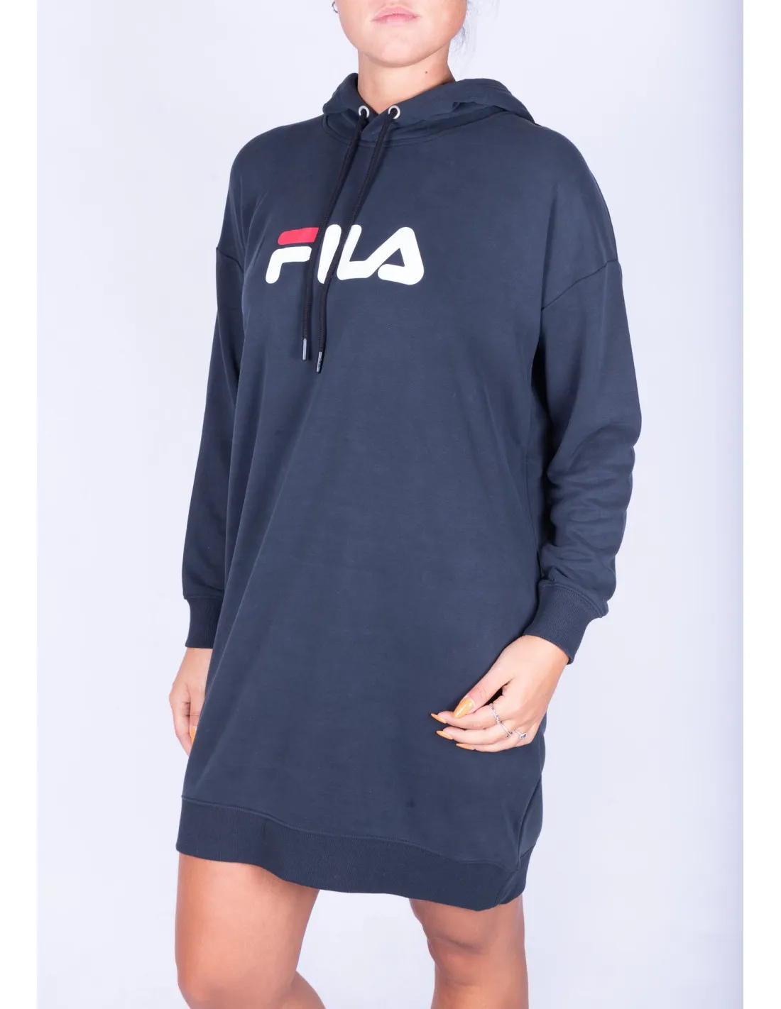 Abito nero felpa donna Elish Fila