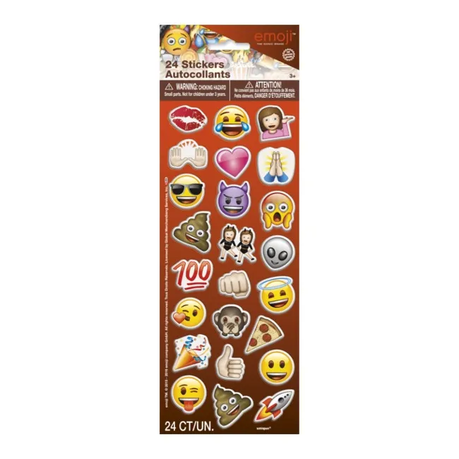Adesivi emoticon di WhatsApp - 24 unità