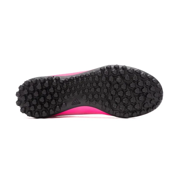 Adidas soccer shoe for boys X Speedportal.4 TF GZ2446 pink-white-black