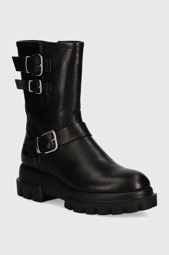 AGL stivaletti alla caviglia in pelle Chunky Biker