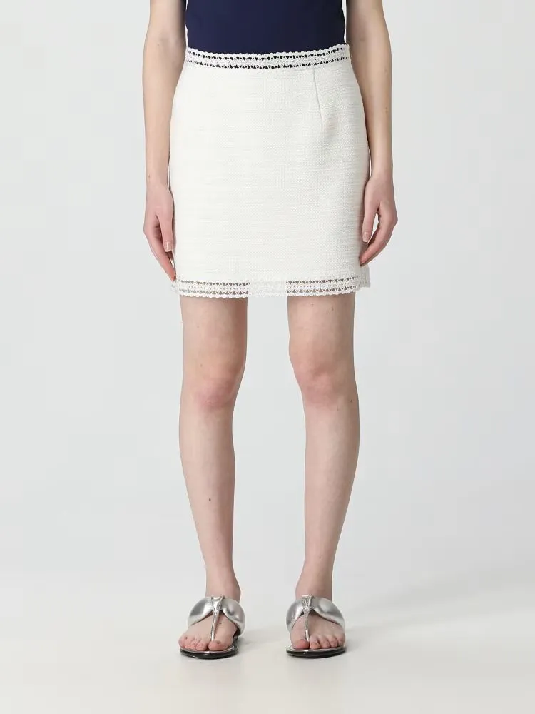 ALBERTA FERRETTI   GONNA BIANCA IN COTONE