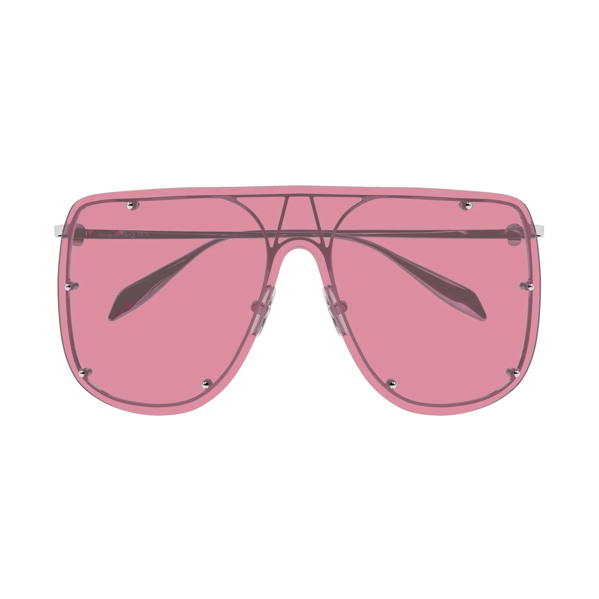   Alexander McQueen AM0313S - 003 D'argento | Occhiale Da Sole Unisex 