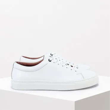  AMBITIOUS Sneaker in Pelle Col. Bianco