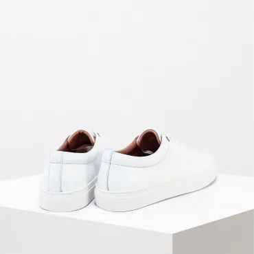  AMBITIOUS Sneaker in Pelle Col. Bianco