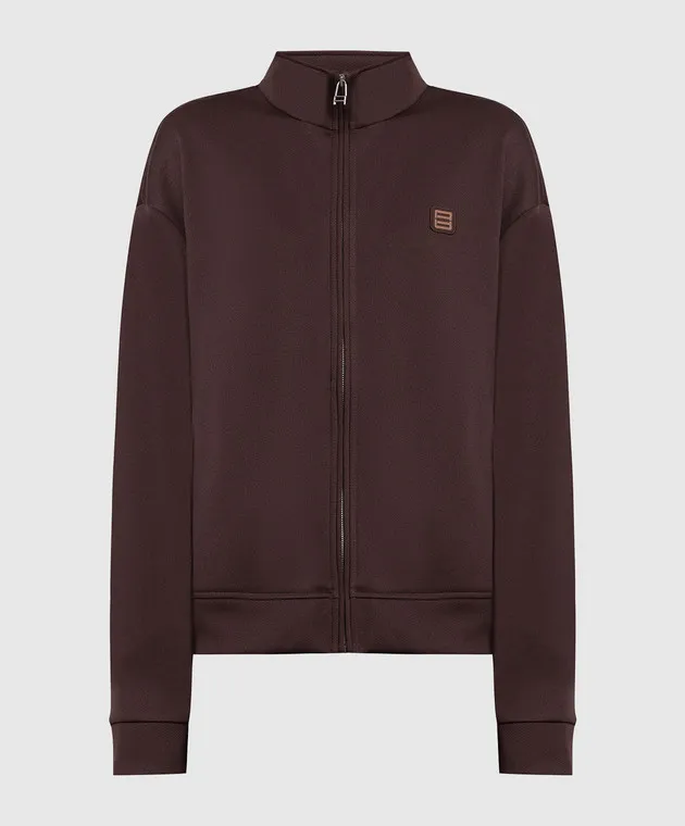 AMBUSH Felpa testa di moro con patch logo BWBD001F22FAB001