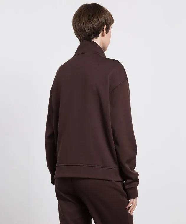 AMBUSH Felpa testa di moro con patch logo BWBD001F22FAB001