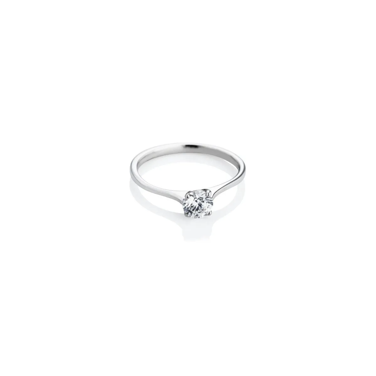 Anello fidanzamento oro bianco 18k diamante 1 carato SG98148