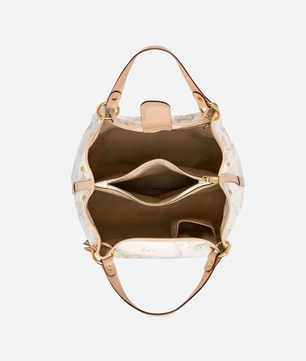 Art.C N148 6000 Geo White Borsa media a mano