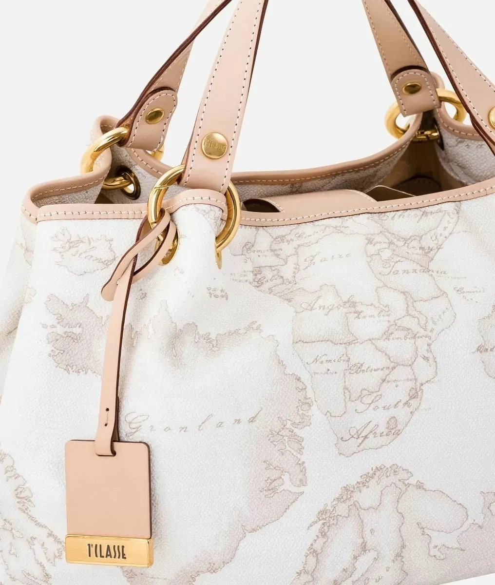 Art.C N148 6000 Geo White Borsa media a mano