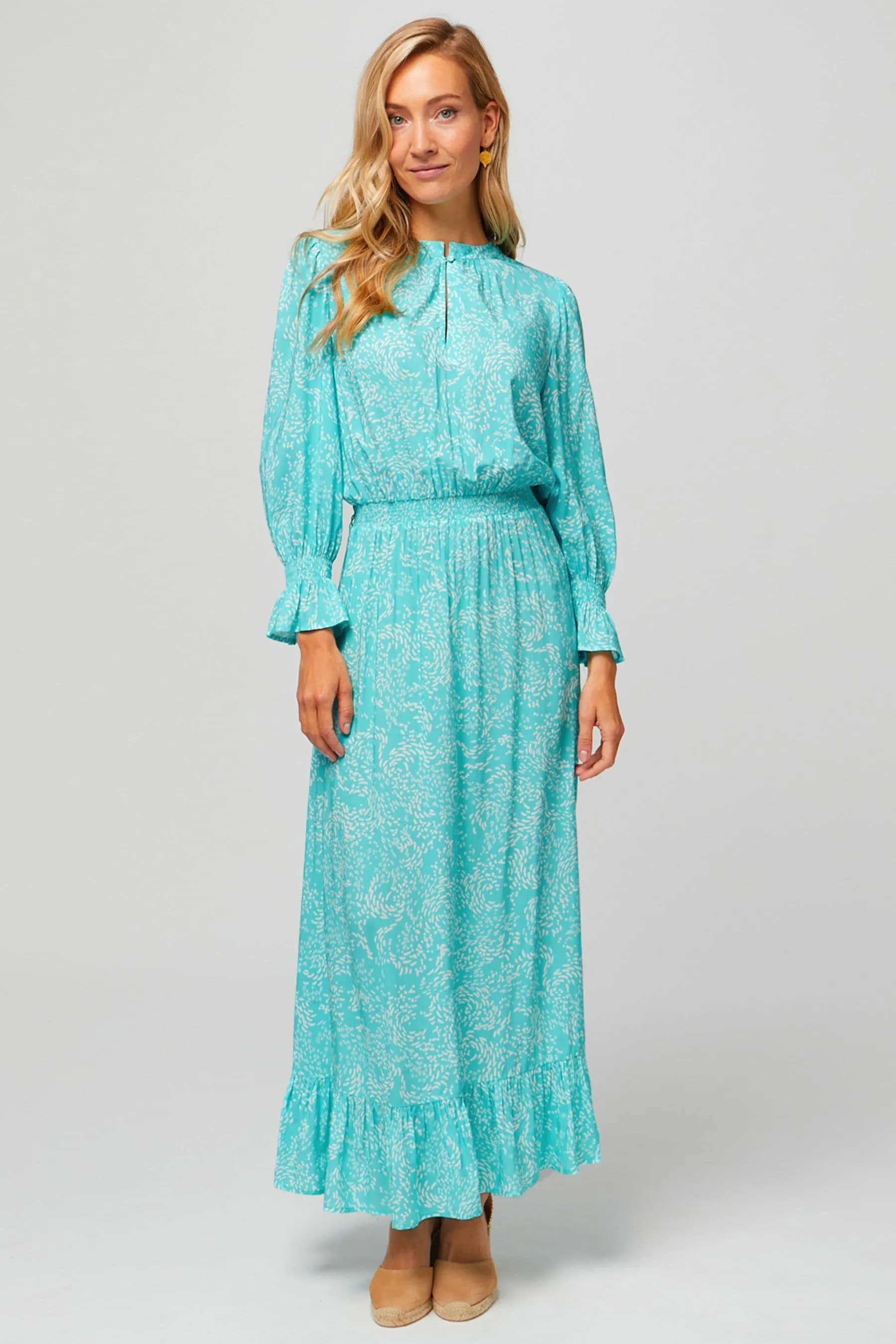 Aspiga Blu - Maeve - EcoVero™ - Abito maxi