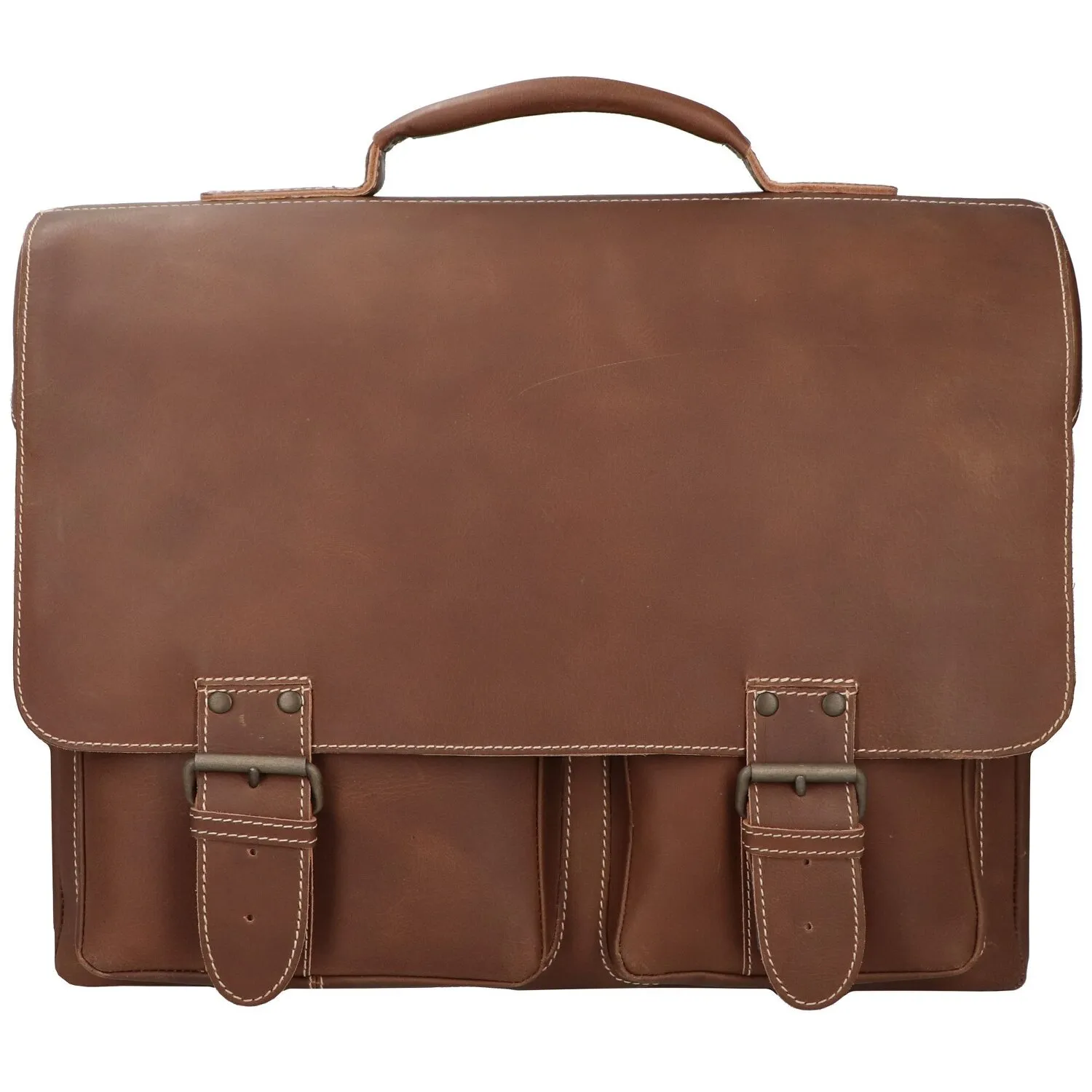aunts & uncles Hunter Big Finn cartella in pelle 40 cm scomparto per laptop