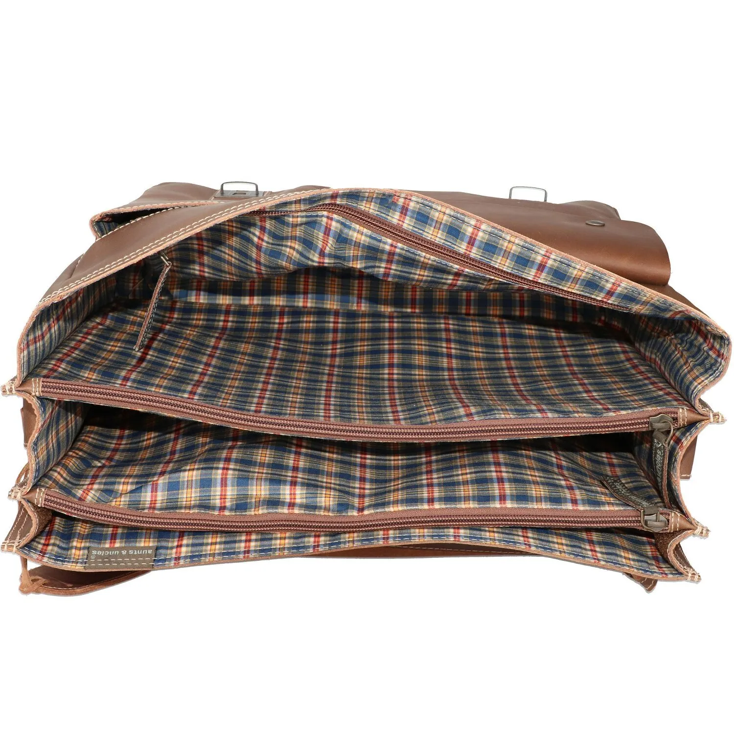 aunts & uncles Hunter Big Finn cartella in pelle 40 cm scomparto per laptop