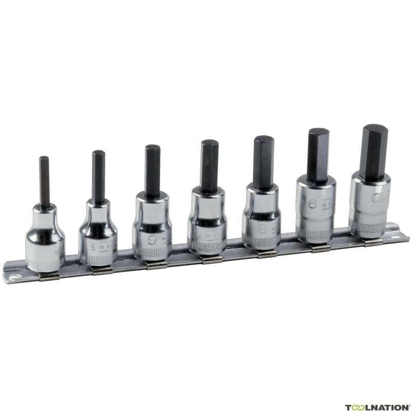 Bahco 7409MR/S7 Set di chiavi a bussola per cacciavite, 7 pezzi