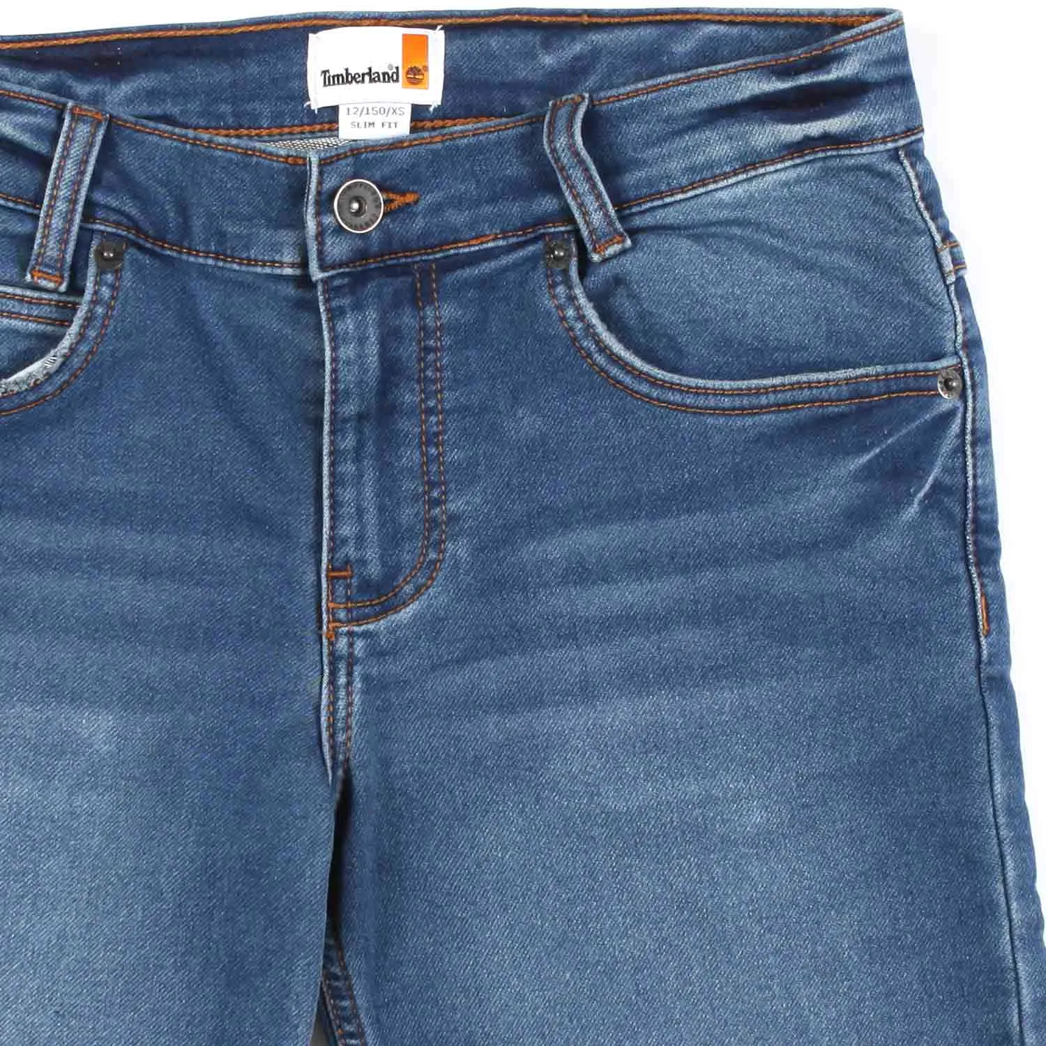 Bermuda Di Jeans Blu Medio Bambino E Teenager