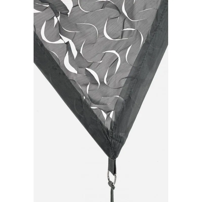 Bizzotto outdoor Vela ombreggiante moon grigio sc.3.6x3.6
