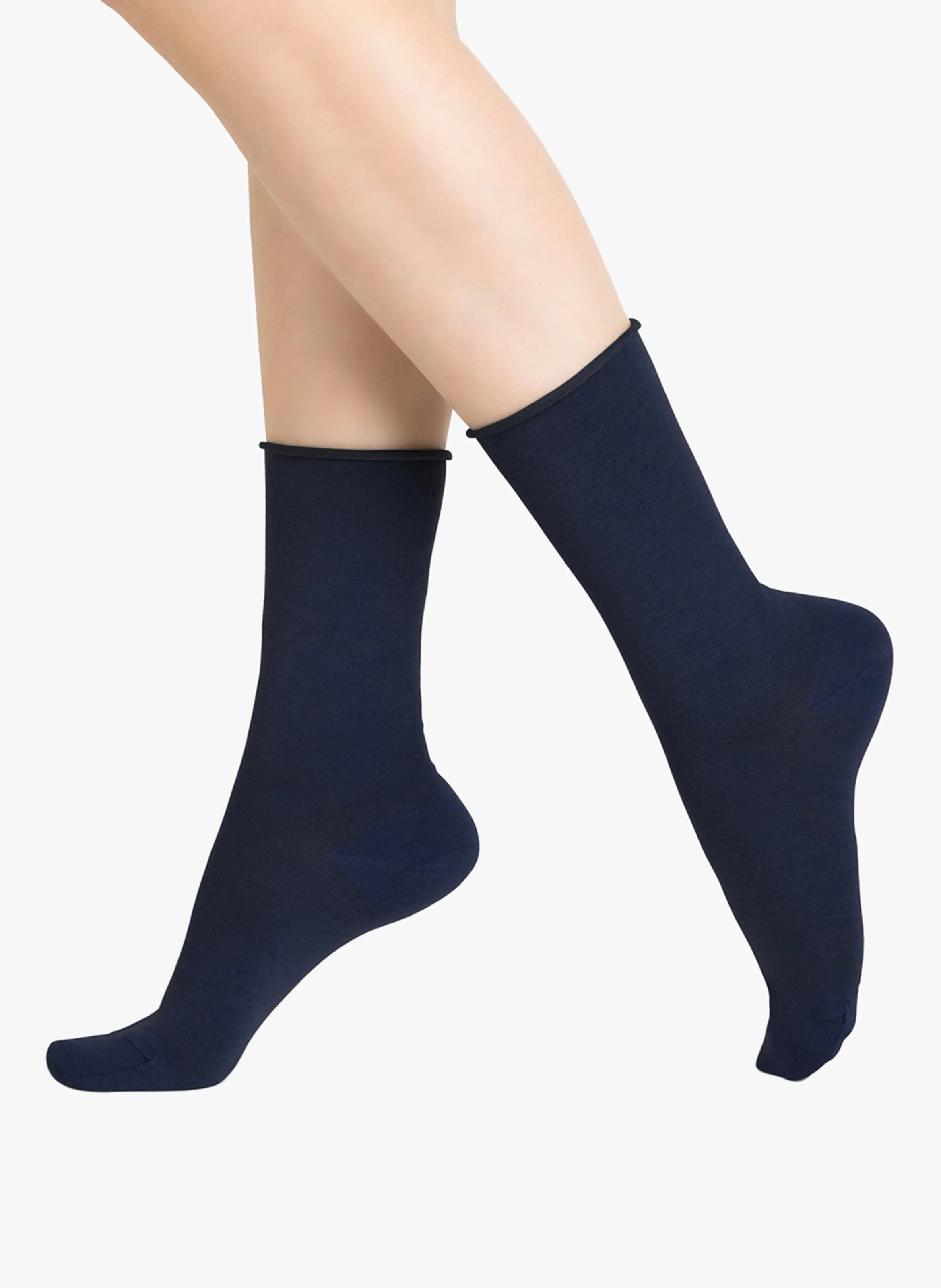  BLEUFORET   Dunne wollen sokken  wolblend | Blu