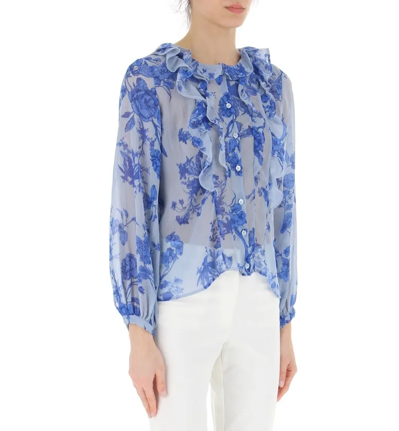 Blusa con volants