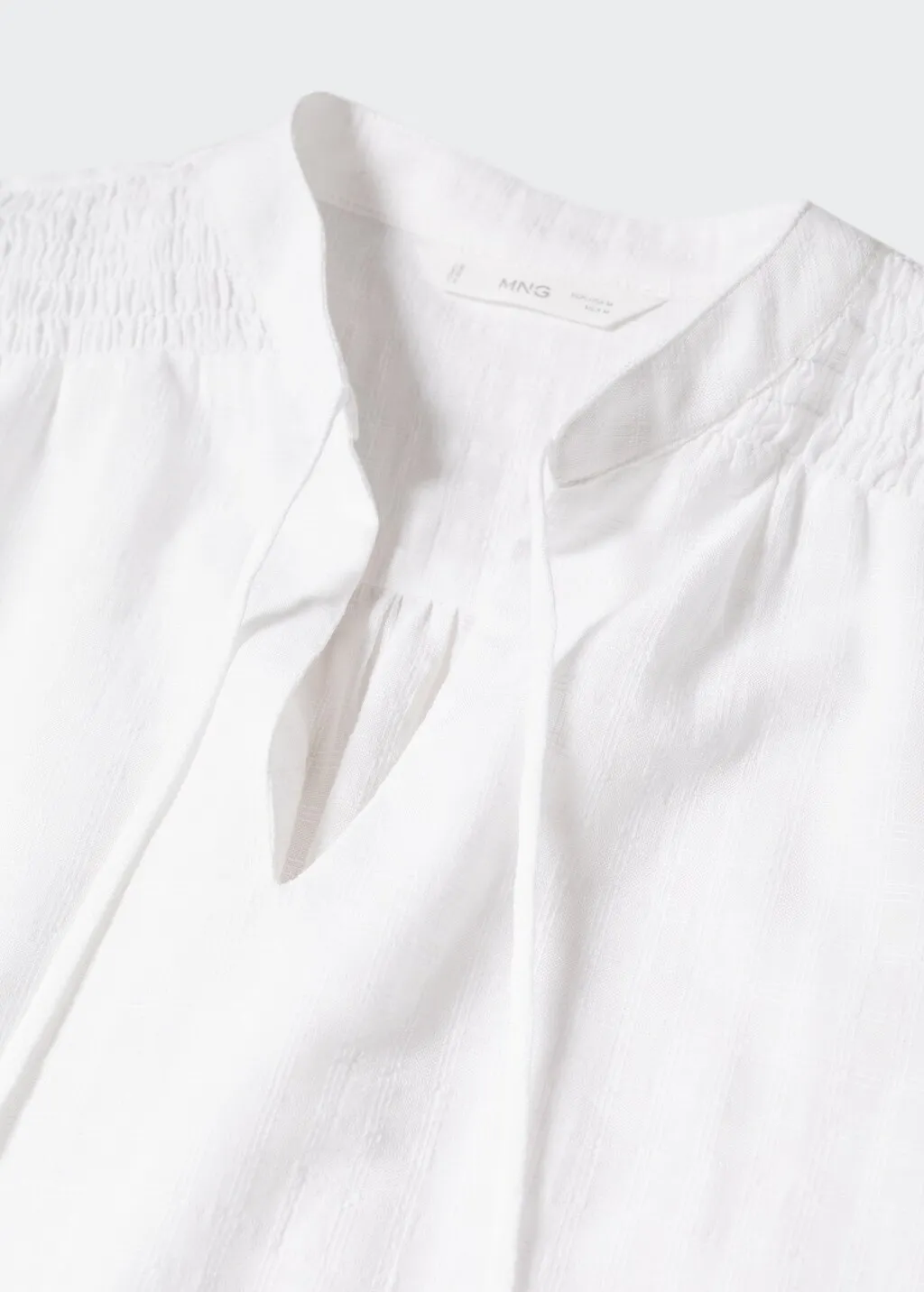 Blusa cotone fiocco