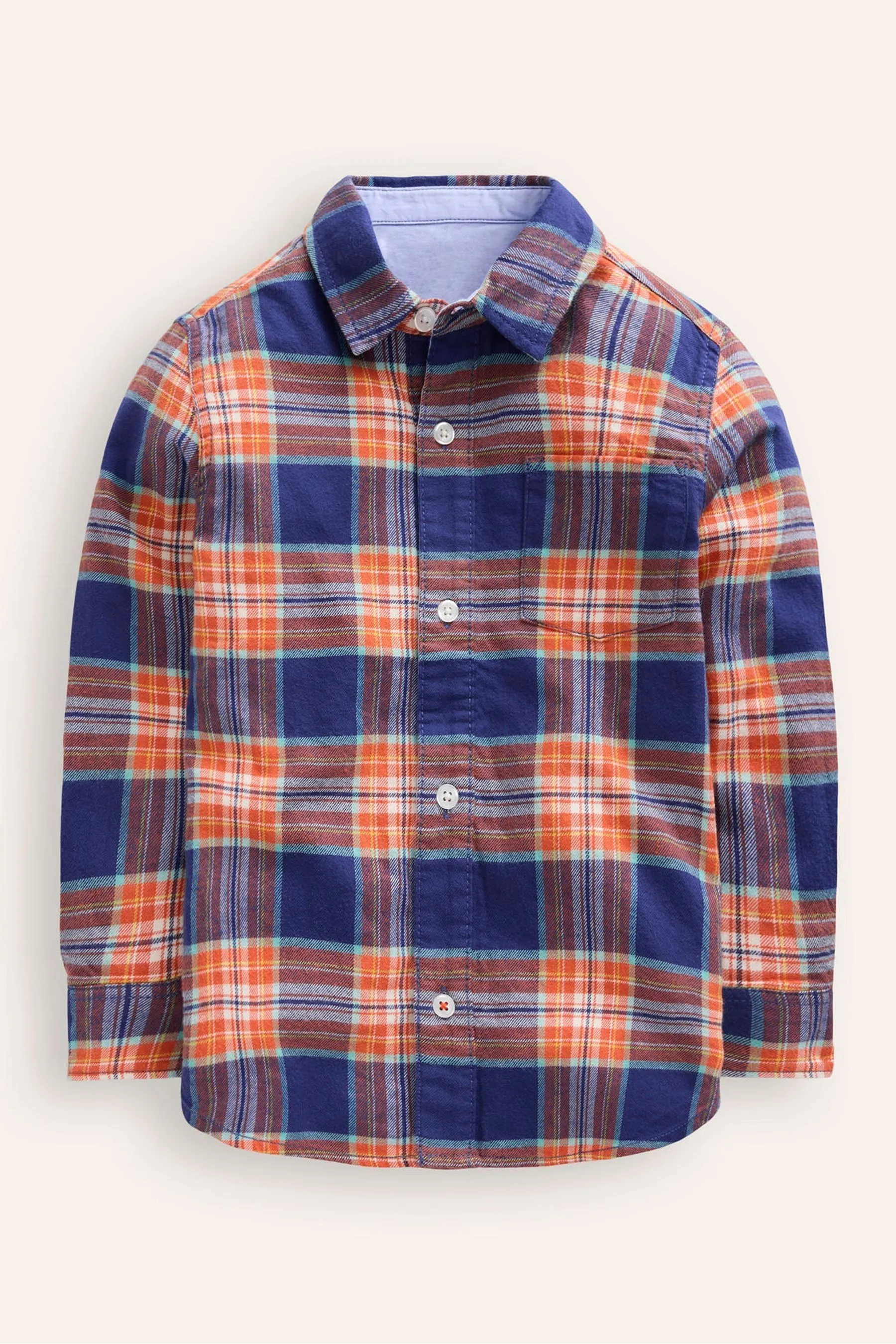Boden Camicia Cosy In Cotone A Quadri    