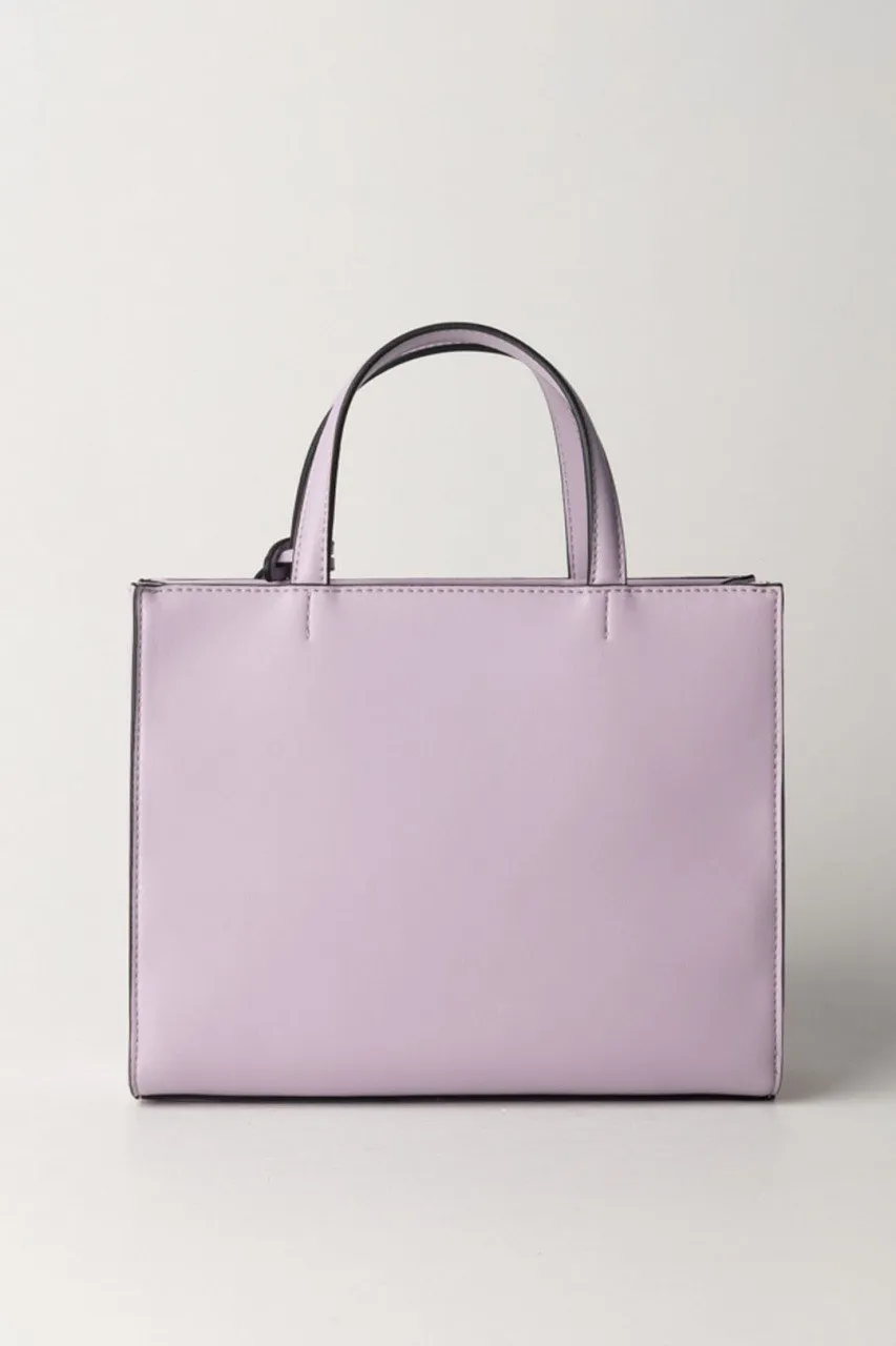Borsa a tracolla con nappa AMETISTA CHIARA