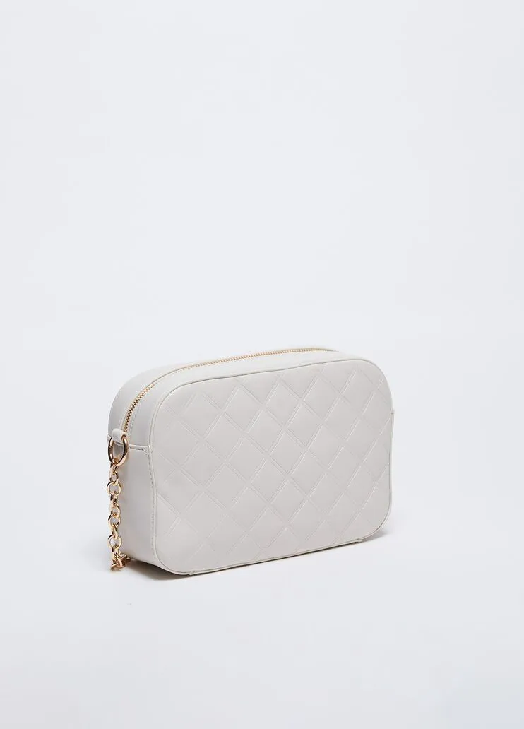 Borsa a tracolla con strass liu jo