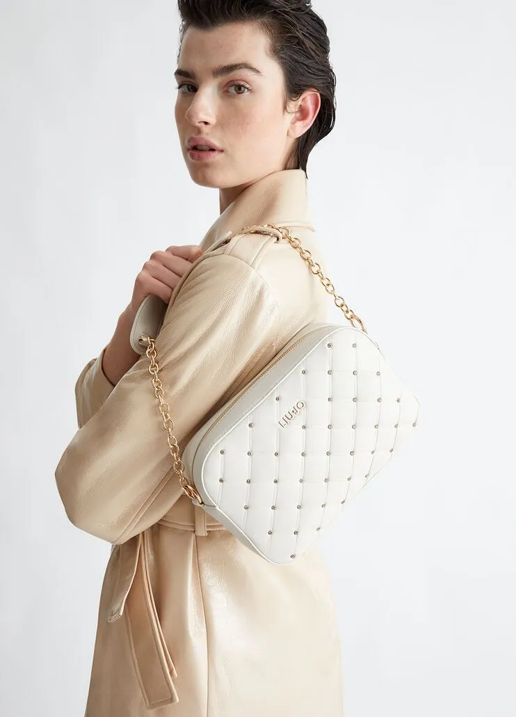 Borsa a tracolla con strass liu jo