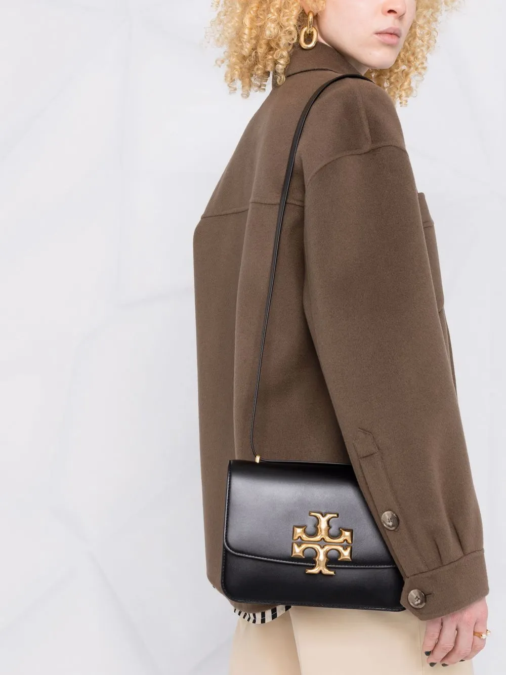 Borsa a tracolla eleanor in nero - donna