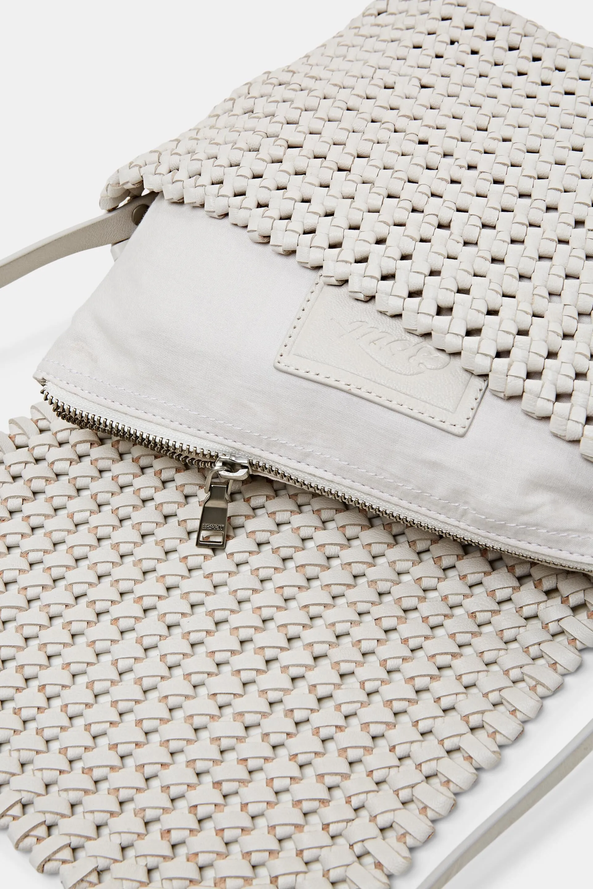 Borsa a tracolla in pelle con patta