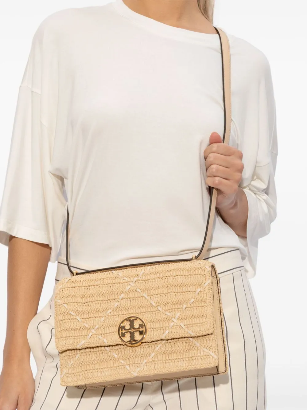 Borsa a tracolla Miller in beige - women