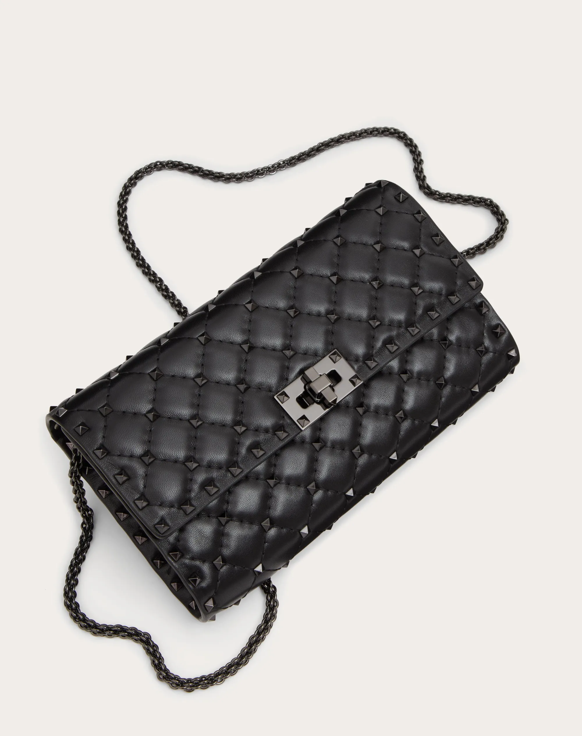 BORSA A TRACOLLA ROCKSTUD SPIKE IN NAPPA