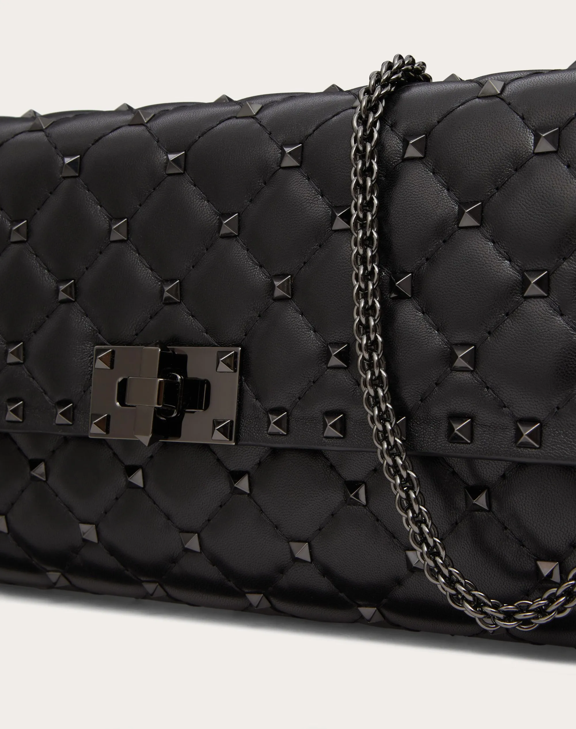 BORSA A TRACOLLA ROCKSTUD SPIKE IN NAPPA