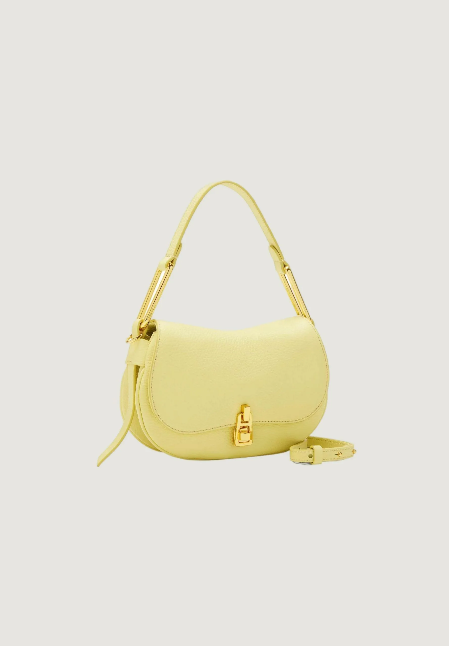 Borsa Coccinelle GRAINED LEATHER Giallo lime