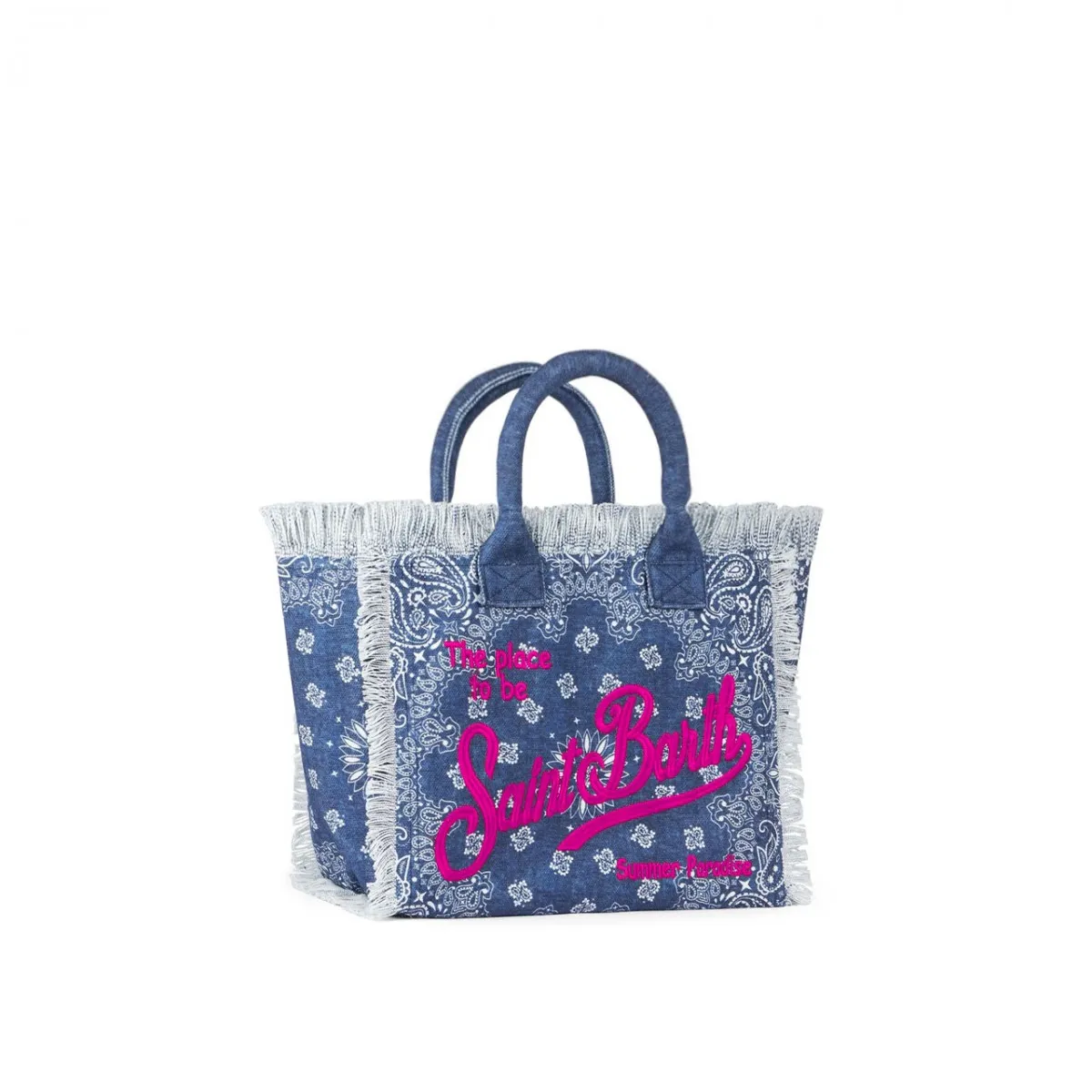 Borsa Colette Bandanna Round Blu