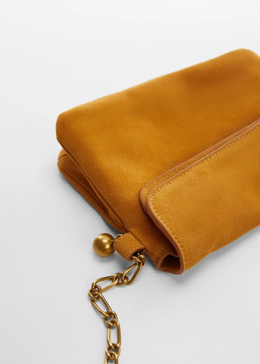Borsa crosta di cuoio catena