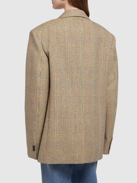 Bottega Veneta Blazer in misto lana Principe di Galles 