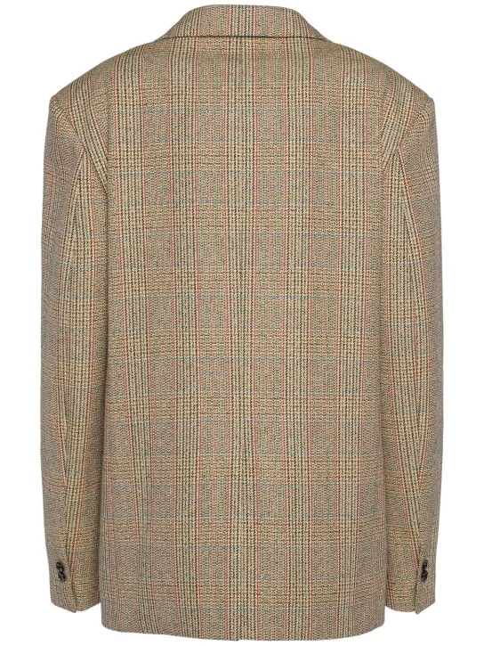 Bottega Veneta Blazer in misto lana Principe di Galles 