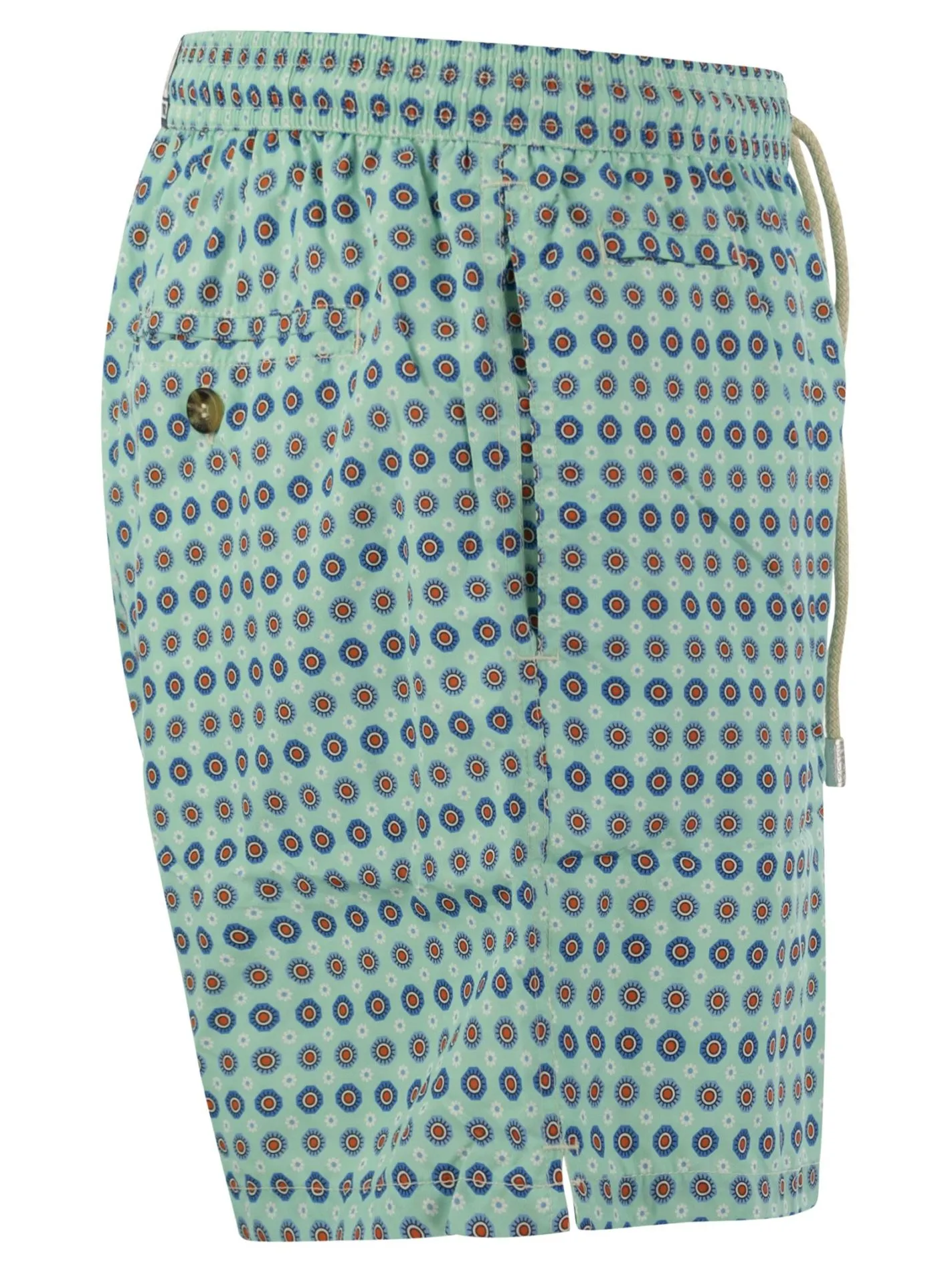 Boxer mare in tessuto leggero con stampa